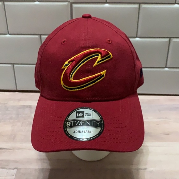 NEW ERA CLEVELAND CAVALIERS CORE CLASSIC 9TWENTY ADJUSTABLE HAT - MAROON - Picture 8 of 8